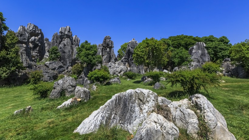 云南昆明石林风景图片(25张)