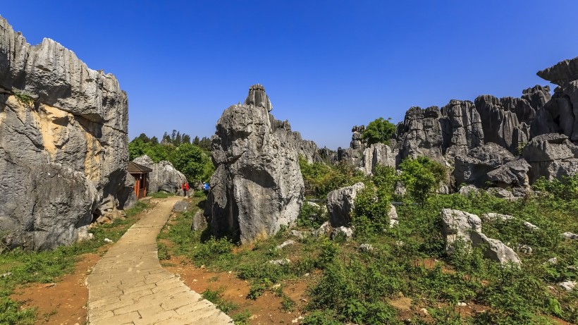 云南昆明石林风景图片(25张)