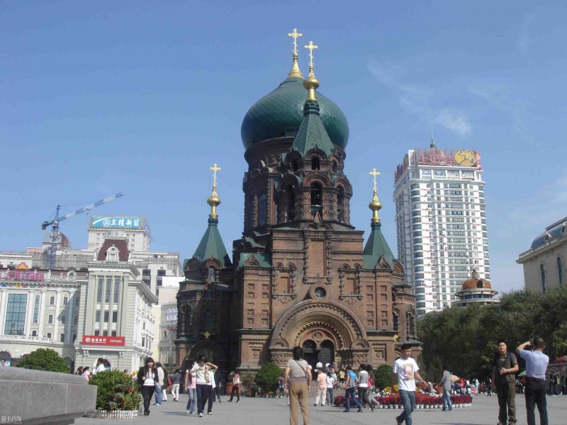 哈尔滨索菲亚教堂图片(17张)