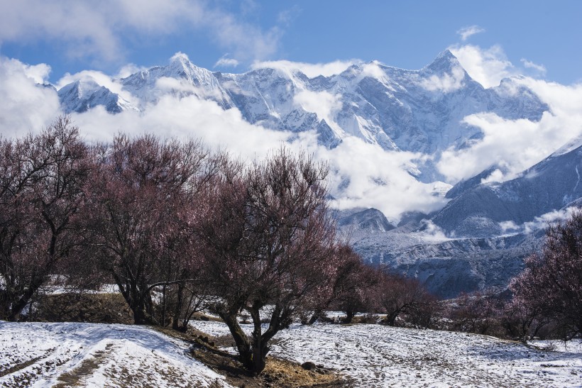 雪后的索松村风景图片(17张)