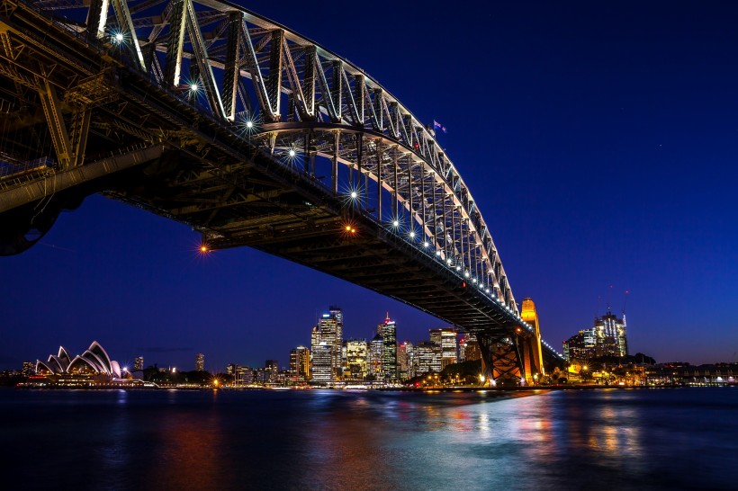 澳大利亚悉尼夜景风景图片(8张)