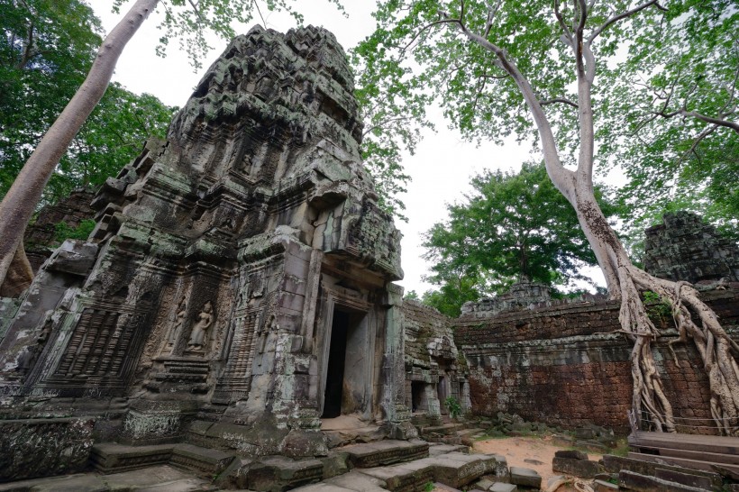 柬埔寨塔布隆寺风景图片(13张)