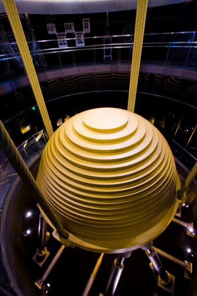 台湾台北101大楼减震器图片(4张)