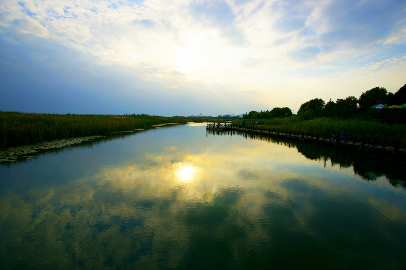 江苏苏州太湖湿地风景图片(16张)