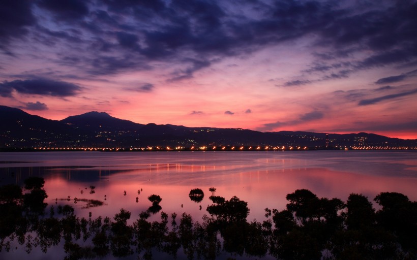 台湾城市夜景与自然风景图片(19张)