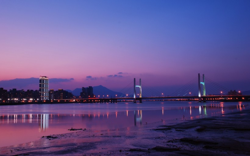 台湾城市夜景与自然风景图片(19张)