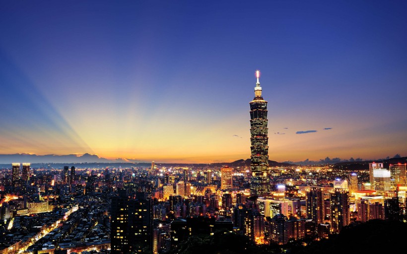 台湾城市夜景与自然风景图片(19张)