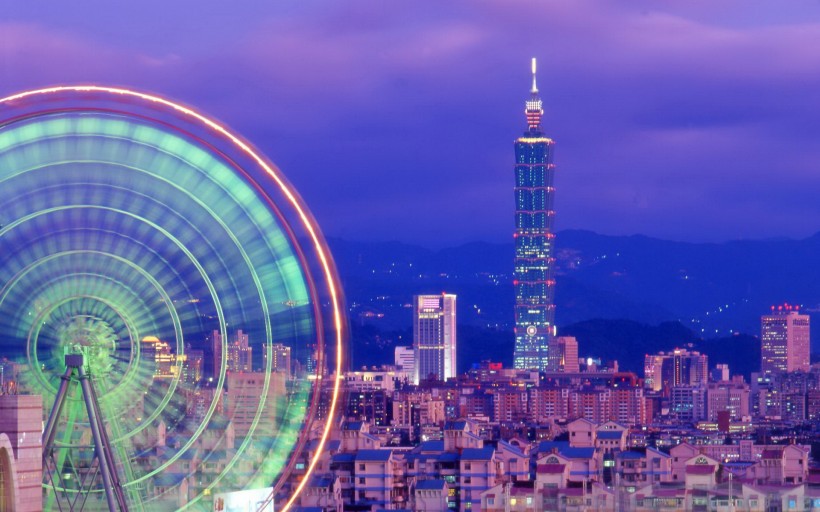 台湾灯光夜景图片(10张)