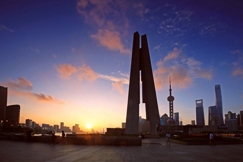 上海外滩的早晨风景图片(10张)