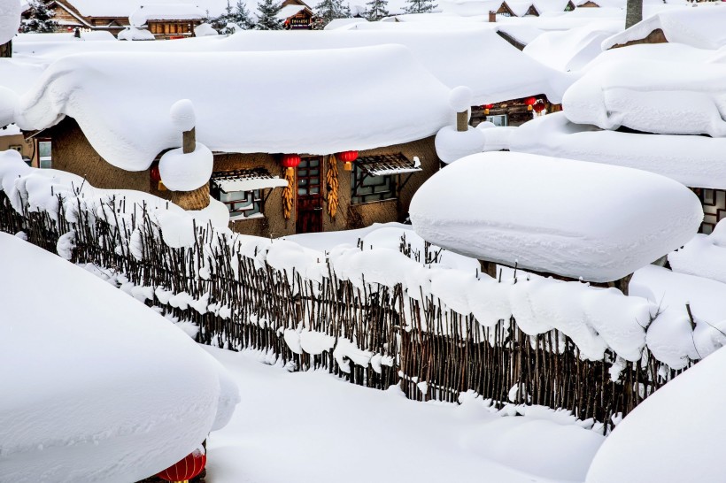 哈尔滨雪乡风景图片(15张)