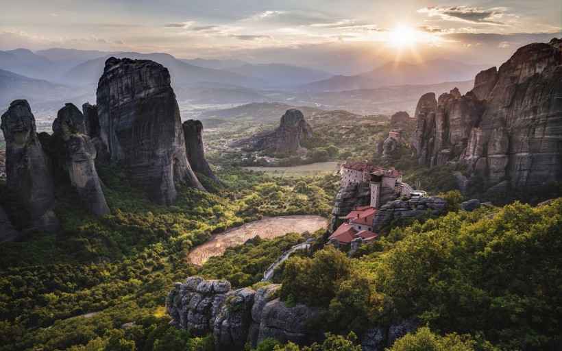 希腊自然风景图片(9张)