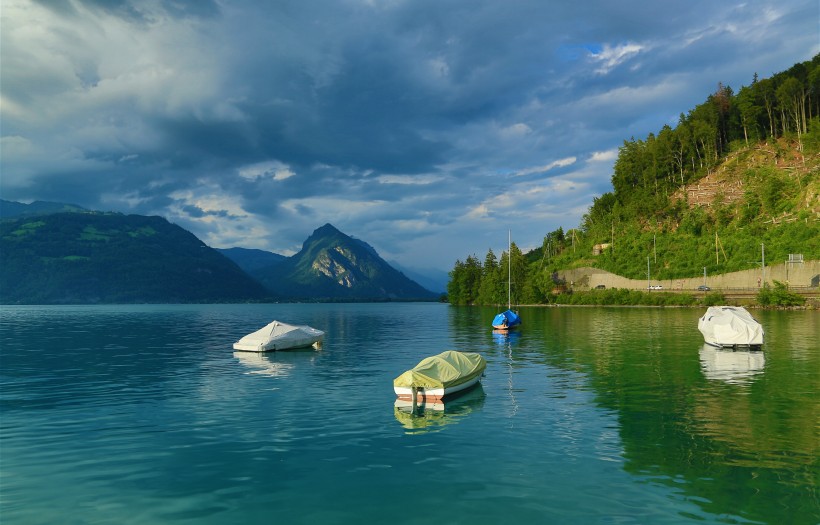 瑞士图恩湖风景图片(20张)