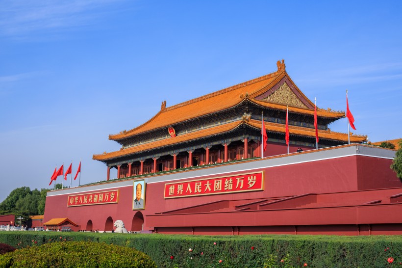 北京地标建筑雄伟的天安门建筑风景图片(10张)