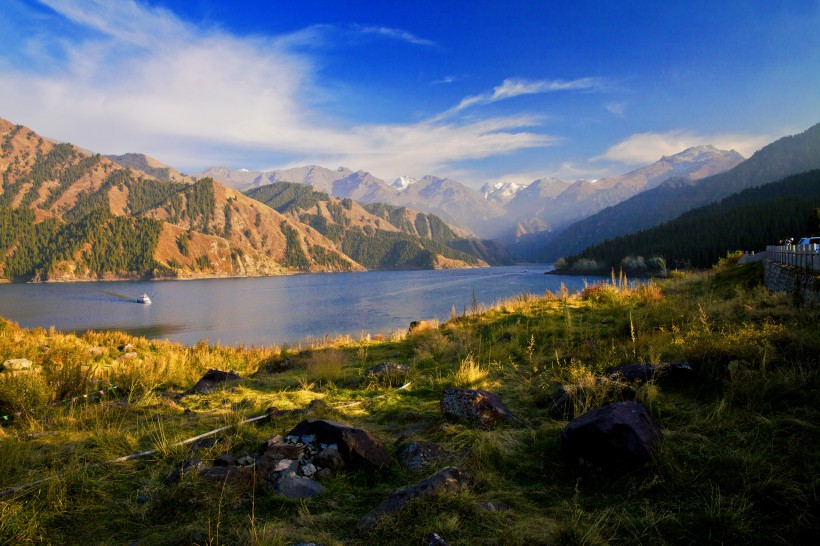新疆天山天池风景图片(15张)