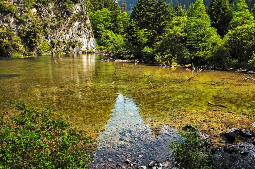 四川九寨天鹅海风景图片(9张)