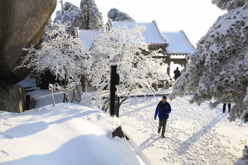 安徽安庆天竺山雪景图片(9张)