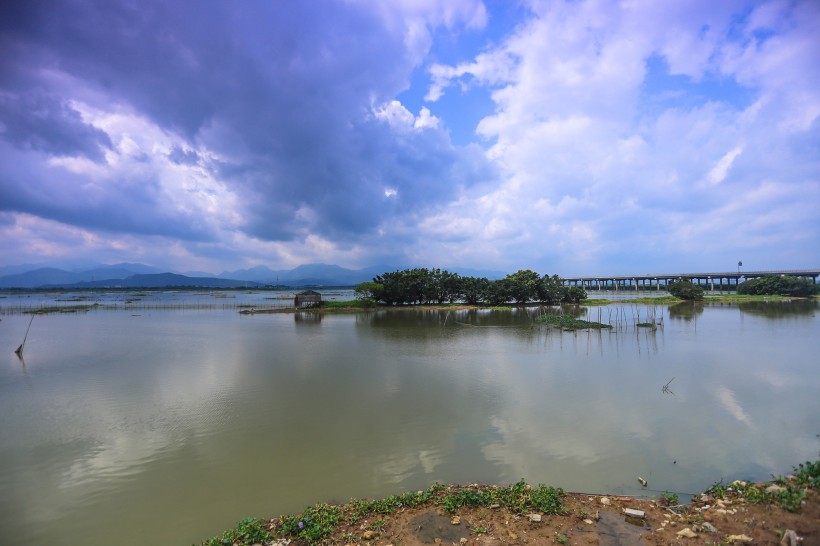广东惠州潼湖湿地风景图片(19张)