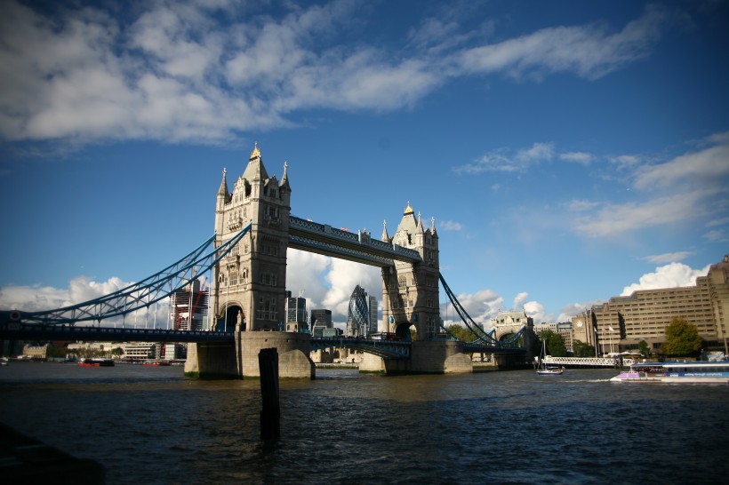 伦敦塔桥风景图片(14张)