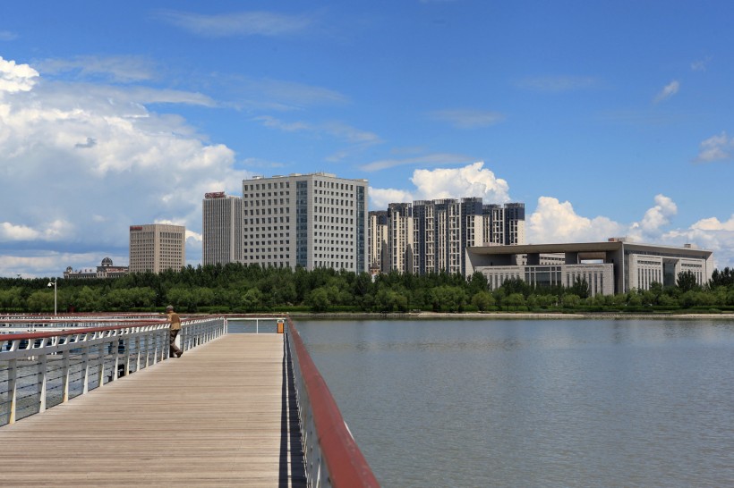 黑龙江大庆万宝湖风景图片(11张)