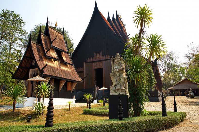 泰国清莱黑庙图片(13张)