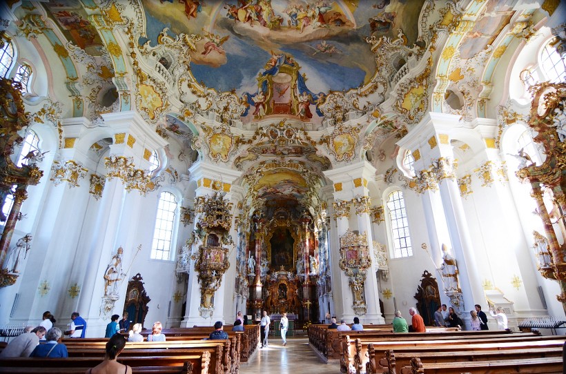 德国维斯圣地教堂风景图片(9张)