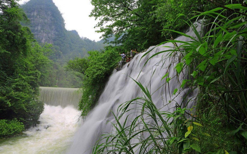 贵州荔波樟江景区卧龙潭风景图片(16张)