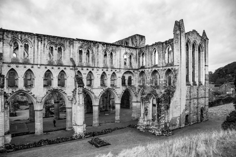 英国里沃兹修道院建筑风景图片(14张)