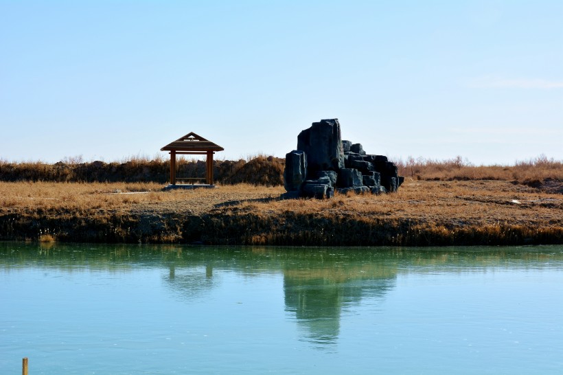 青海格尔木五子湖风景图片(18张)