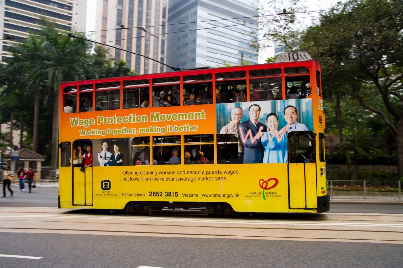 香港电车图片(15张)