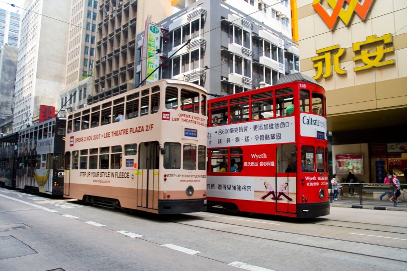 香港电车图片(15张)