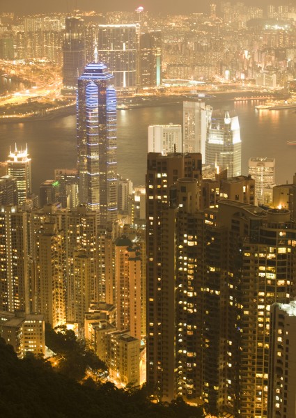 香港繁华夜景图片(7张)