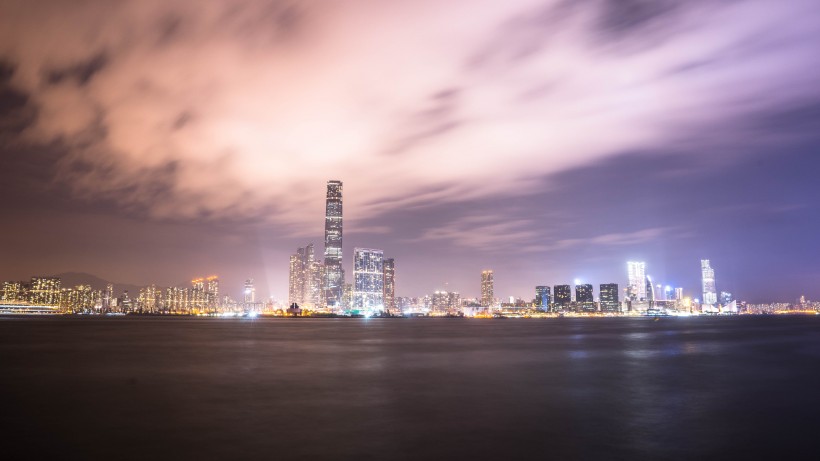 灯火通明的香港夜景图片(10张)