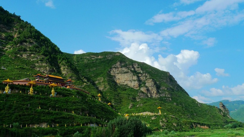 陕西凤县消灾寺风景图片(11张)