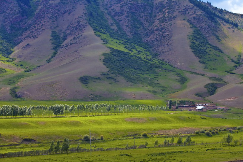 新疆夏特古道风景图片(12张)