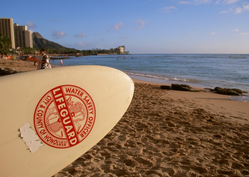 夏威夷冲浪沙滩图片(10张)