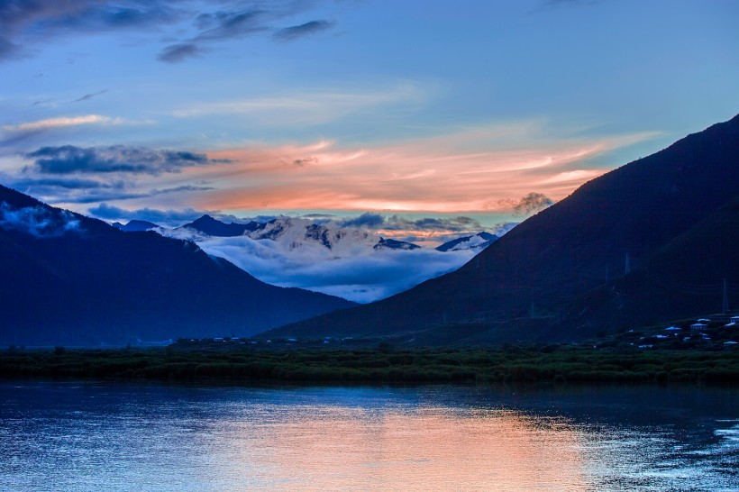 西藏尼洋河风景图片(20张)