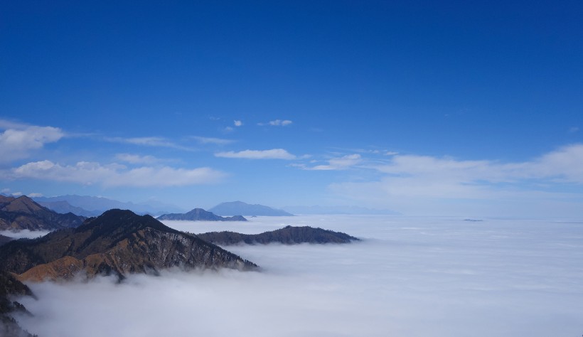 四川西岭雪山风景图片(17张)