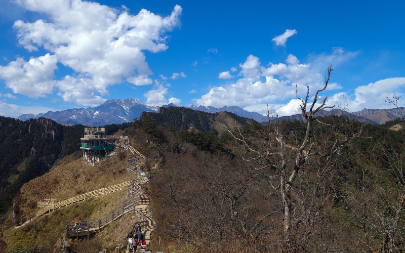 四川西岭雪山风景图片(17张)