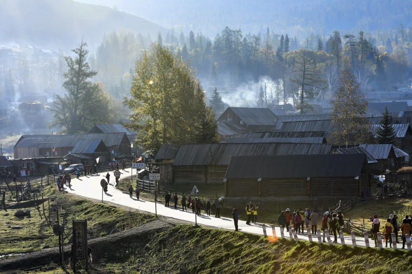 新疆白哈巴村风景图片(11张)