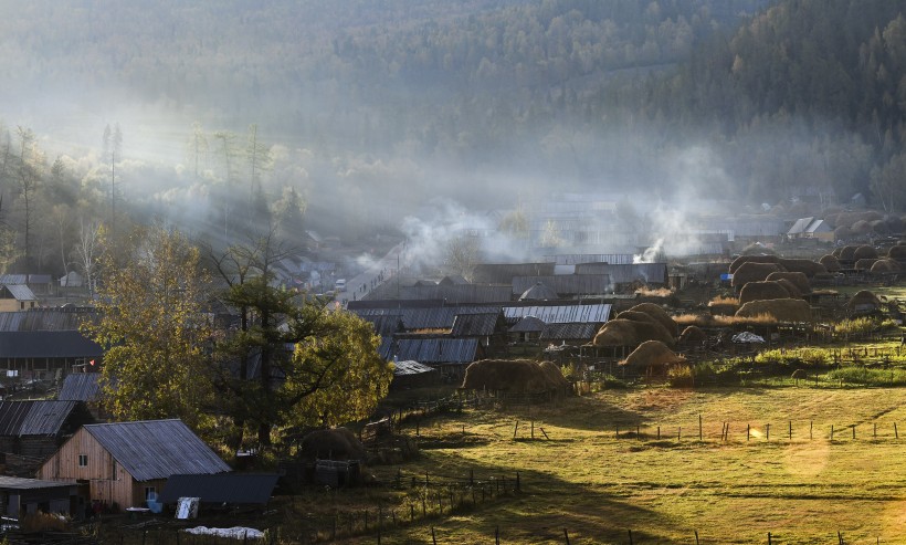 新疆白哈巴村风景图片(11张)