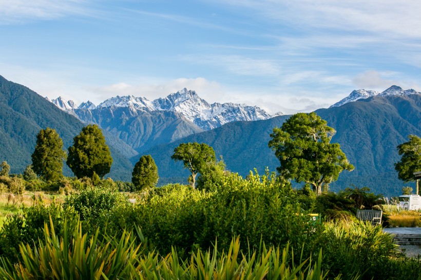 新西兰雪山风景图片(9张)