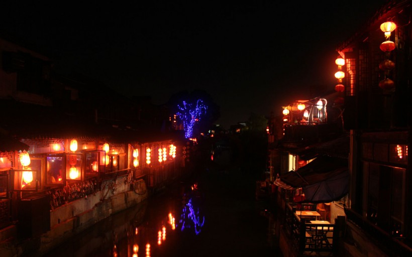 西塘夜景图片(13张)