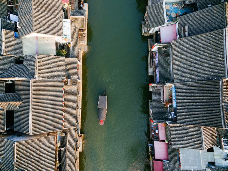 浙江西塘古镇风景图片(7张)