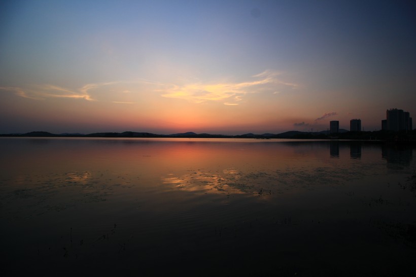 江苏无锡蠡湖夕阳风景图片(8张)