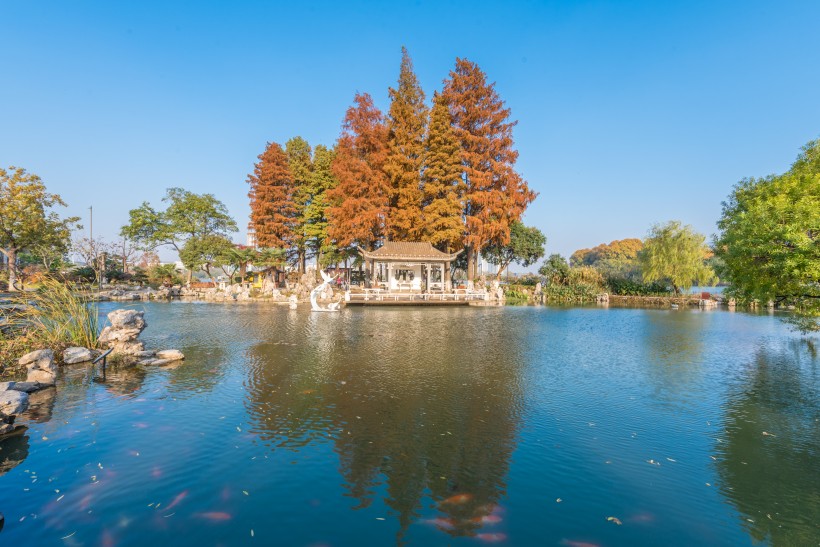 江苏南京玄武湖风景图片(11张)