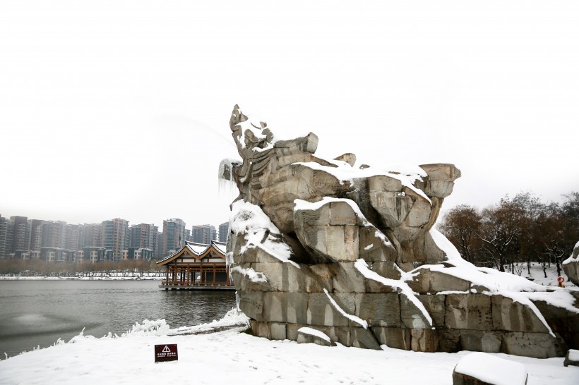 陕西西安雪景图片(10张)