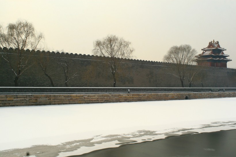 雪映紫禁城图片(9张)