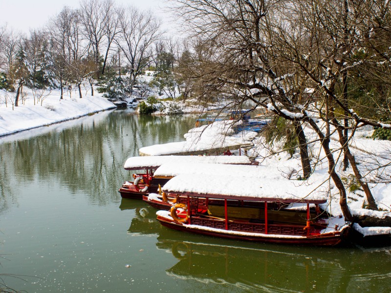 扬州雪景图片(15张)