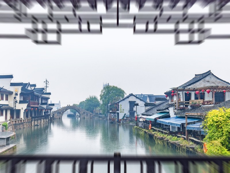 烟雨西塘古镇图片(8张)