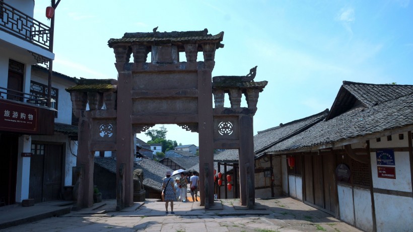 四川尧坝古镇风景图片(22张)